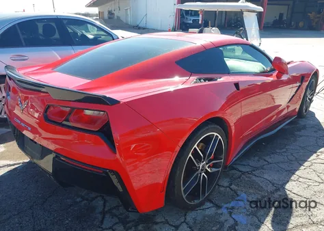 2015 Chevrolet Corvette Stingray Z51 из США, поврежденный, VIN 1G1YM2D75F5116955